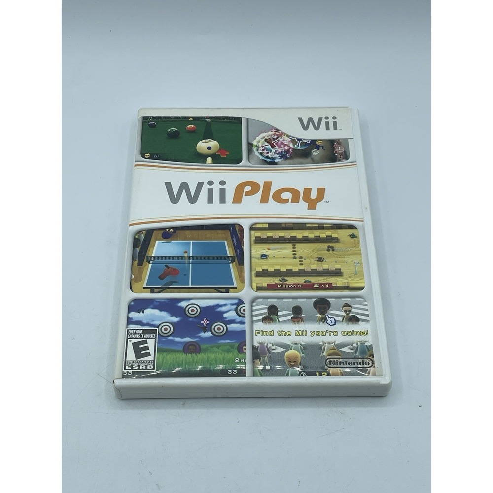 Case and Manual Only NO GAME Wii Play Nintendo Wii Authentic